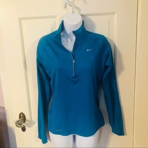 Nike Dri Fit half zip pullover. Size small
